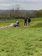 Image: Photo of  residents preparing ground in Finche Field for the Community Orchard